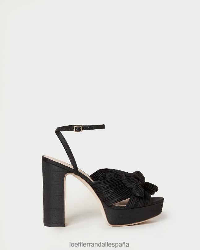 zapatos 0428223 negro mujer Loeffler Randall natalia plataforma lazo tacón