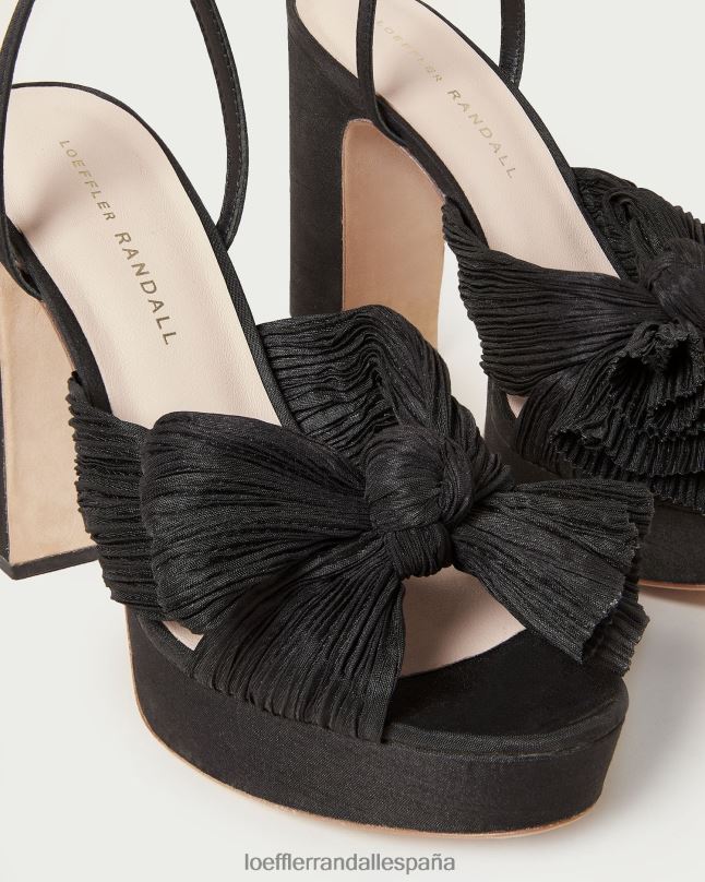 zapatos 0428223 negro mujer Loeffler Randall natalia plataforma lazo tacón