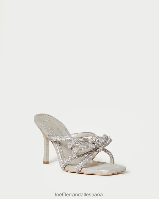 zapatos 0428228 capuchino mujer Loeffler Randall tacón con lazo margi