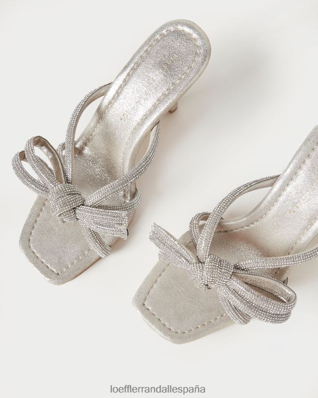 zapatos 0428228 capuchino mujer Loeffler Randall tacón con lazo margi