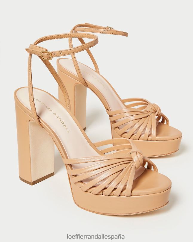 zapatos 0428239 duna mujer Loeffler Randall sandalia con plataforma y nudo rivka