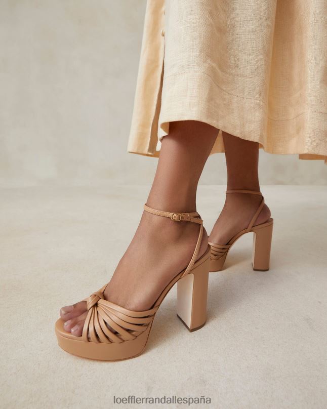 zapatos 0428239 duna mujer Loeffler Randall sandalia con plataforma y nudo rivka