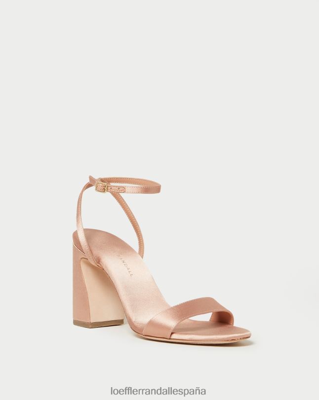zapatos 0428259 rubor mujer Loeffler Randall sandalia malia con tacón curvado