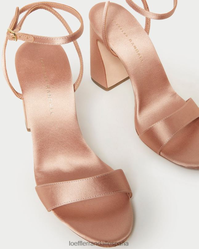 zapatos 0428259 rubor mujer Loeffler Randall sandalia malia con tacón curvado
