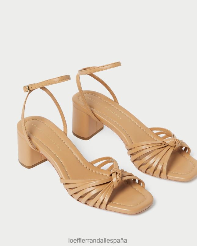 zapatos 0428266 duna mujer Loeffler Randall tacón medio con nudo olivia