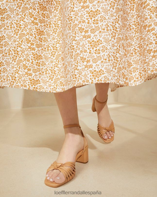 zapatos 0428266 duna mujer Loeffler Randall tacón medio con nudo olivia