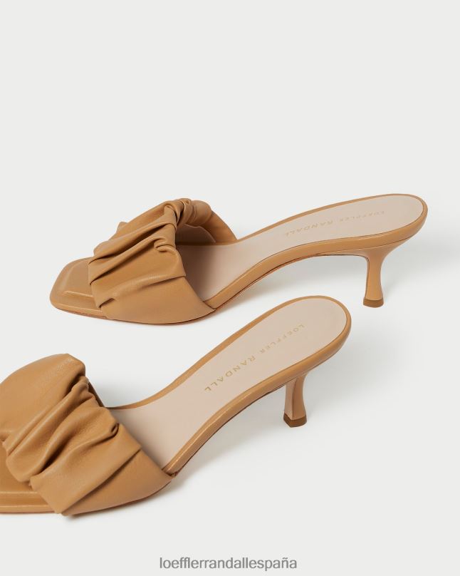 zapatos 0428267 duna mujer Loeffler Randall mules bianca con tacón gatito