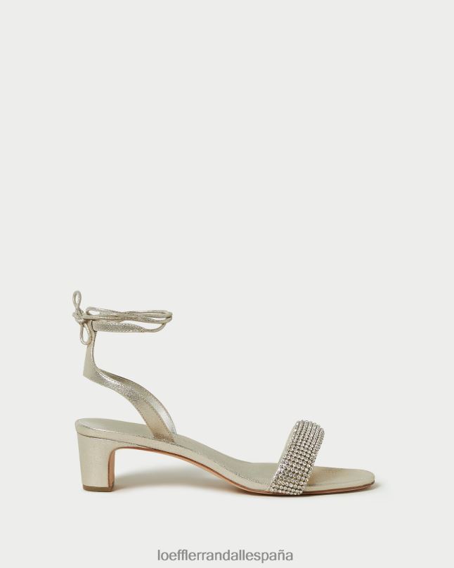 zapatos 0428270 capuchino mujer Loeffler Randall sandalia jackie de tacón medio