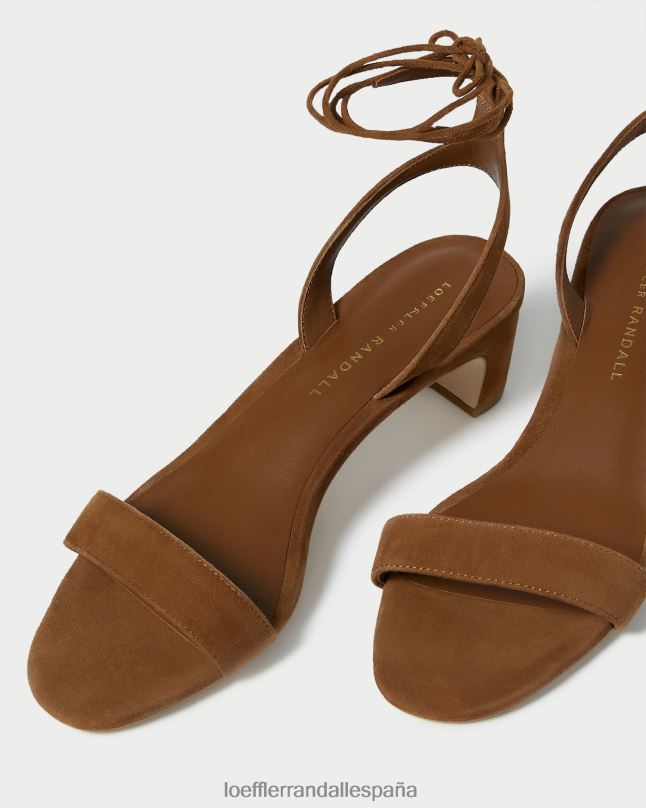 zapatos 0428287 cacao mujer Loeffler Randall sandalia jackie de tacón medio