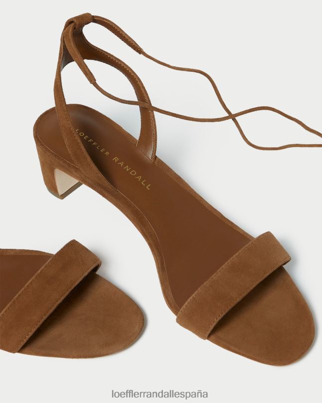 zapatos 0428287 cacao mujer Loeffler Randall sandalia jackie de tacón medio