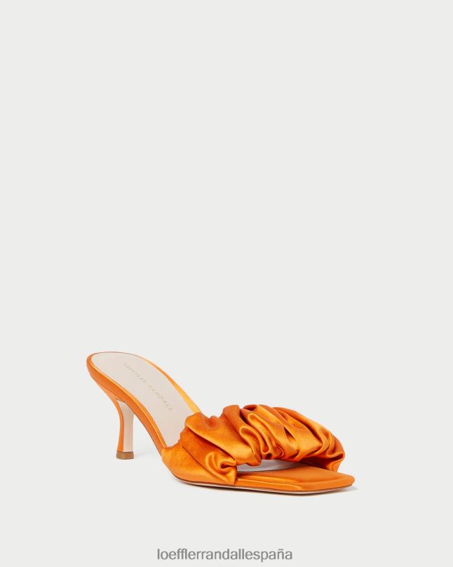zapatos 0428288 maravilla mujer Loeffler Randall mules bianca con tacón gatito