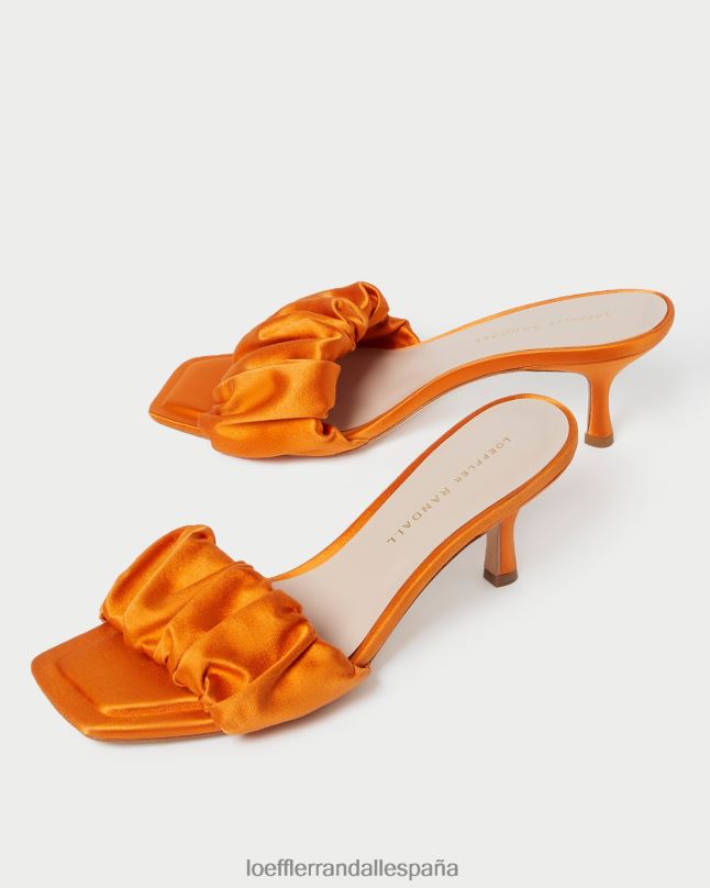 zapatos 0428288 maravilla mujer Loeffler Randall mules bianca con tacón gatito