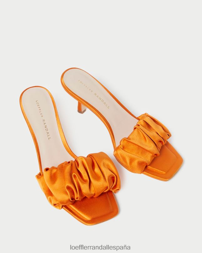 zapatos 0428288 maravilla mujer Loeffler Randall mules bianca con tacón gatito